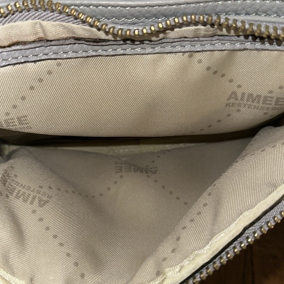 Aimee Kestenberg Gray Leather Backpack - Picture 6 of 13